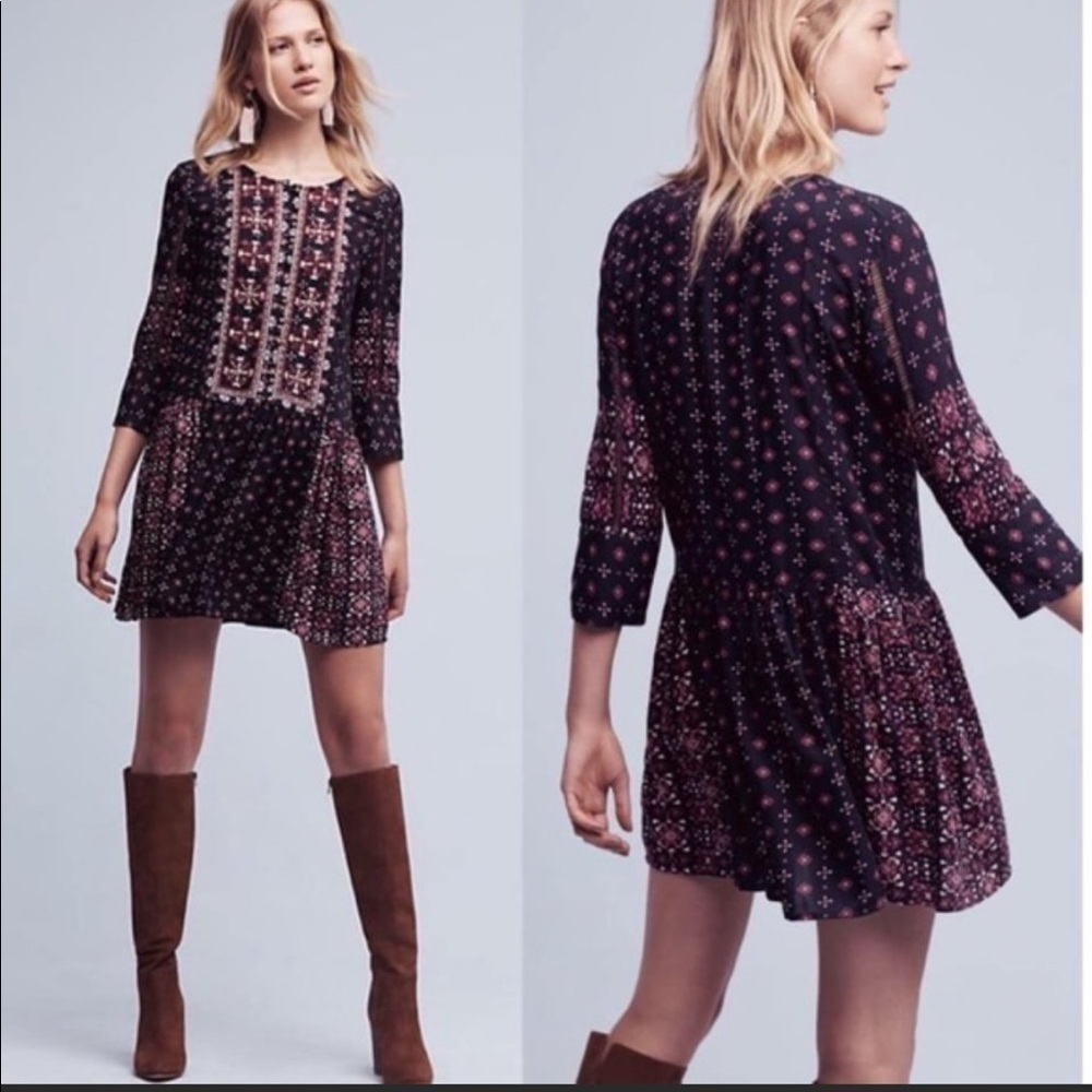 Vanessa Virginia- Kaleidoscope Swing Dress- M
